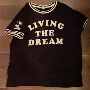 Junk food Disney Mickey Mouse raglan shirt